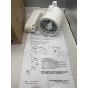 WAC Lighting HTK-HID202S-39E-WT H Series HID Track Spot *MISSING PARTS *READ....